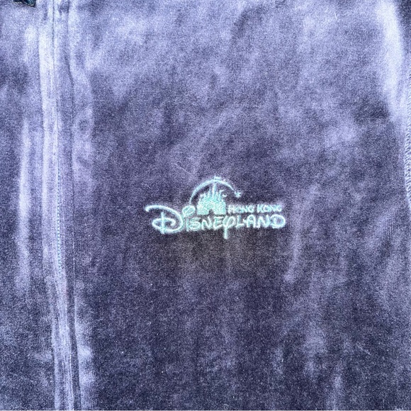 VINTAGE EMBROIDERED DISNEYLAND HONG KONG FLEECE JACKET - Picture 4 of 12